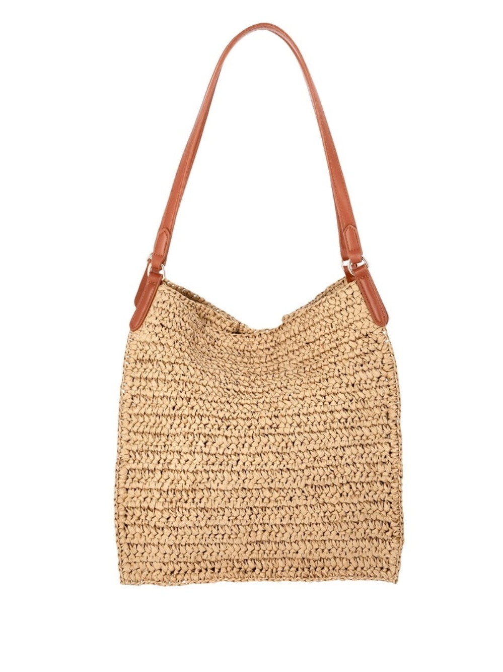 Time and Tru | Packable Straw Tote